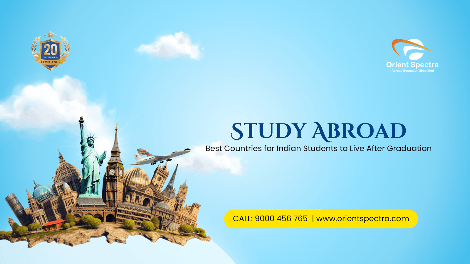 Top 5 Destinations to study & settle Abroad